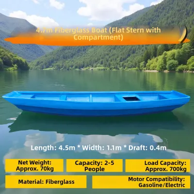 Reinforced Fiberglass Inflatable Dinghy