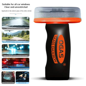 Car Glass Oil Film Remover Brush for Windshield and Mirrors Scratch-Free Cleaning for Coating Preparation