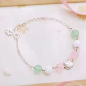 Bandai | Natsumes Book of Friends Ban 2D Necklace Ring Bracelet Fashion Cartoon Cosplay Accessories Animation Peripherals Niche Gifts