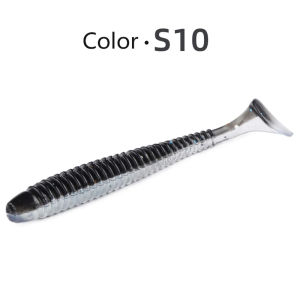 Mồi Câu Cá Mềm MEREDITH Swing Impact 22 Màu 4 Kích Cỡ Đuôi Mái Chèo Dành Cho Cá Pike Zander Bass - Chất Liệu PVC