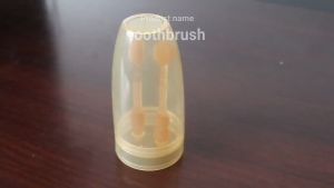 Dr.isla BY11 Toothbrush Kids Newborn Soft Brush Head Kit Dental Care Baby infant Set Silicone Baby Toothbrush New Born Baby Tongue Cleaner Silicon Gel Babys 2 in 1