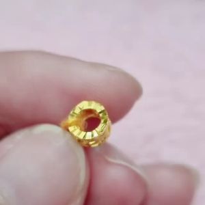 JIN JING PDR BEAD BUNGA/DOLLAR EMAS 916 TULEN 0.40G-0.50G