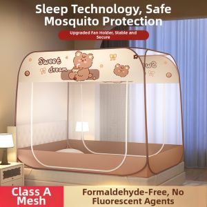 Automatic Bouncing Bed Canopy Bed Netting Polyester