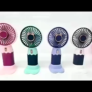 Portable Handheld Mini Small Fan Dormitory Desk Surface USB Rechargeable MiniFan ( ASSORTED COLOR )