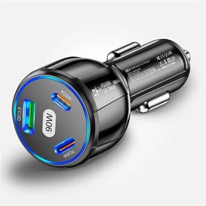 OLAF 5 Port 75W USB Car Chargers Type C Car Charger Fast Charging PD QC3.0 Phone Charger in Car For  Xiaomi Huawei Samsung