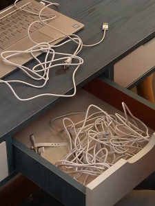 Hộp Nhựa Trong Suốt Đựng Cáp Sạc & Phụ Kiện - Hộp Chia Ngăn Đa Năng Lưu Trữ Dây Sạc- Hộp Đựng Dây Cáp Mini Có Nắp Đậy- Hộp Nhựa Trong Suốt Đựng Đồ Công Nghệ- Hộp Lưu Trữ Dây Điện Củ Sạc Văn Phòng Phẩm