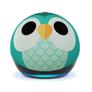 Loa Bluetooth Mini Cho Trẻ Em Với Thiết Kế Hình Cú Mèo Alexa Loa Để Bàn Không Dây Di Động Âm Thanh Chất Lượng Cao Dùng Cho Gia Đình
