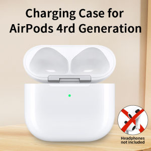 Replacement Charging Case for AirPods 4 - Compatible with Original Earbuds Functions Like Genuine Case For Authentic AirPods 4