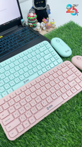 S-GEAR COMBO SET คีย์บอร์ดและเม้าส์ไร้สายแบบ Wireless มีให้เลือกด้วยกัน 2 สี รับประกัน 1 ปี