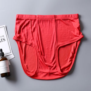 High-Grade Mulberry Silk Mens Silk Underwear High-Grade Knitted Silk Briefs Shorts Breathable Comfortable Underwear
