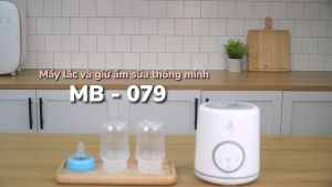 (MB079) Máy lắc bình sữa và giữ ấm sữa giúp bột sữa không bị vón cục Moaz BéBé MB - 079 MGG