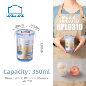 Transparent Plastic Food Grade Sealed Storage Box Lock Noodles Preservation Container Fridge Organizer by Lock N Lock