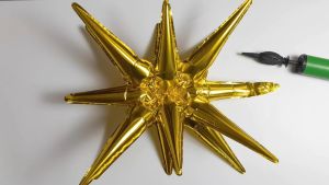 Starburst Balloon Explosion Star Balloons Party Decorations Set Backdrop Starburst Cone Mylar 22inch Foil 14 Point 3D Spike Star Exploding Balloons For Christmas Birthday Wedding Party Supplies