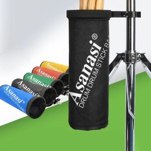 1 Piece Drumsticks Holder Storage Case Oxford Drumstick Bag With Steel Support Stand Percussion Instrument Parts & Accessories