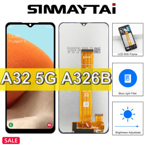 6.5" For Samsung Galaxy A32 5G LCD Display Touch Screen For Samsung A32 A326B A326U A326W Display Screen Replace with Frame