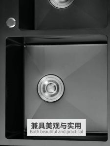 Kitchen Sink Stainless Steel Double Sink Bowl Nano-coating Sink Basin sink Kitchen Wash Basin Kitchen Sink Drainage Set