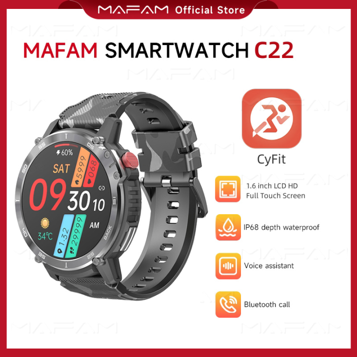MAFAM【👍Best Picks】✨C22 Smart Watch Men Bluetooth Call Inch