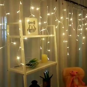 256LED Hari Raya Decoration Light Outdoor Waterproof Solar Light 5M Solar Fairy Lights Icicle Light Home Decoration with Remote