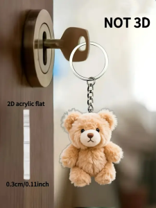 other | 2D Fox Acrylic Keychain Bag & Car Key Decor Ideal Birthday Festival & Party Gift for Decoration Lovers