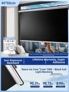 NAIFUNA | UPF50 Full Block Shade Sunscreen Thermal Insulation Curtains