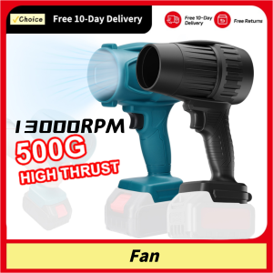 Handheld Air Blower 130000RPM Turbo Jet Fan Brushless Motor 500g Lightweight Portable Duct Fan with Type-C Charging And Power Di