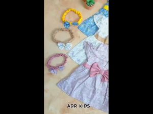Setelan Anak Bayi Perempuan - Setelan Baju Bayi Perempuan Motif Bunga Jasmine Free Bandana Dan Sepatu