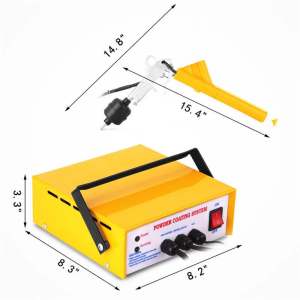 PC03-5 adjustable static size 30-50KV spraying machine Small micro portable spraying equipment
