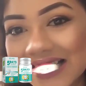 Bột làm sạch răng EELHOE 50g tẩy vết bẩn nhanh chóng trắng sáng dịu nhẹ chăm sóc răng miệng