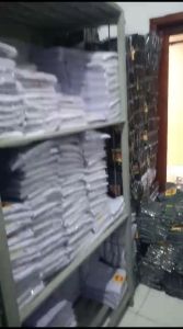 Setelan Seragam Sekolah SMP/SMA Perempuan Baju Dan Rok Span Rempel Panjang