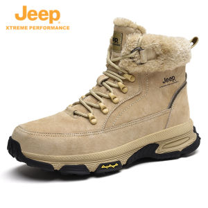 จี๊ป | รองเท้าบู๊ตเดินหิมะ Jeep ฤดูหนาวกันลื่น รองเท้าบู๊ตกลางน่องสำหรับกลางแจ้ง รองเท้าบู๊ตเดินป่าแบบลำลอง บู๊ตเดินหิมะแบบลำลอง รองเท้าบู๊ตกันน้ำ รองเท้าบู๊ตกันลม รองเท้าบู๊ตกันน้ำแข็ง