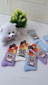 3 pcs KAOS KAKI LABUBU ANAK PEREMPUAN / KAOS KAKI ANAK LABUBU/ KAOS KAKI ANAK KARAKTER LABUBU