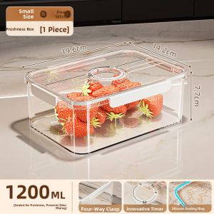 MEIZHUFU | Food Grade Freezer Storage Box