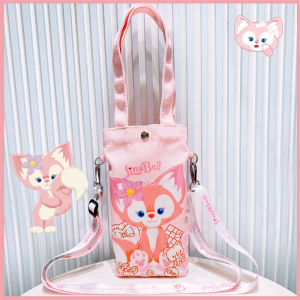 Cute Cartoon Girl Water Cup Cover Handheld Beverage Crossbody Bag Insulated Mug Holder Handle Single Shoulder Protective Cup Cover