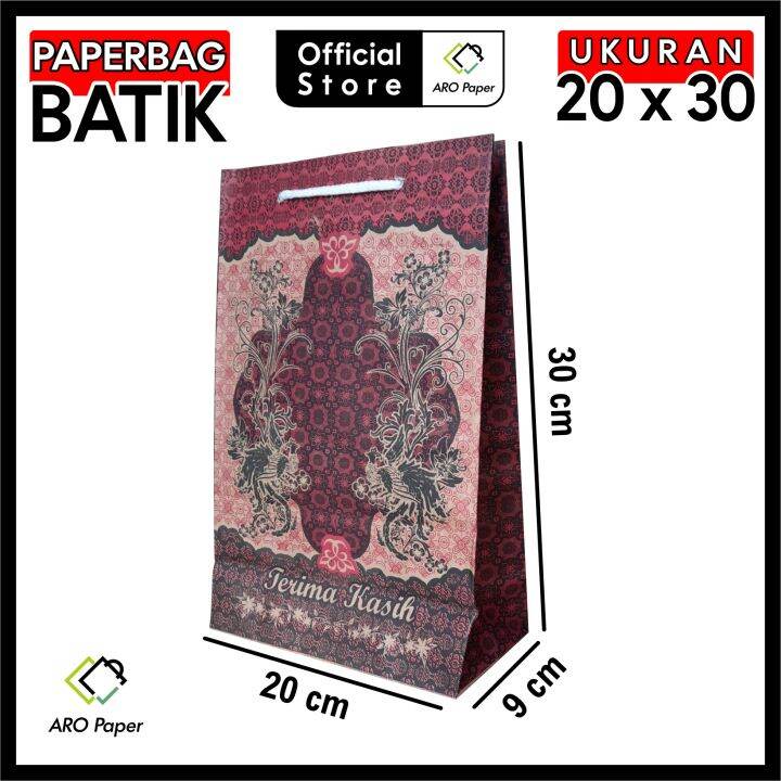 Paper Bag Batik Ukuran X X Cm Minimal Pcs Lazada Indonesia