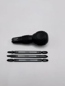 Vessel Ball-Grip Interchangeable Screwdriver Set No.220W-3 - termasuk