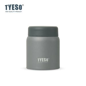 TYESO | Tyeso 220ml Cute Thermoses Compact Vacuum Flask Frosted Stainless Steel Portable Thermal Cup Stylish Leak-Proof Daily Essential