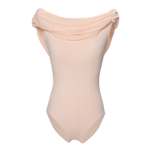 aiwuge | Quần Áo Múa Ballet Dành Cho Tập Luyện Vai Trễ Đai Cao
