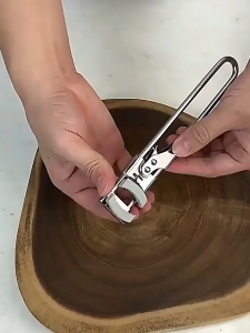 Non-Slip Adjustable Opener for Bottles Cans Jars Stainless Steel Multi-Purpose Kitchen Tool