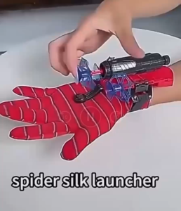 Mainan Sarung Tangan Spiderman Avenger Super Hero Transmitter Glove Toy Web Shooter