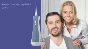 [Bảo hảnh 2 năm-Thụy Sỹ] Máy tăm nước cầm tay xịt vệ sinh răng miệng cao cấp B.Well WI-912 (BWell wi 912)