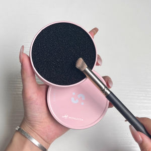 MONLEYTA | Makeup Brush Cleaning Set Beauty Sponge Cleaning Soap Drying Basket