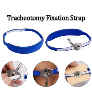 Adjustable Tracheostomy Tube Fixation Device Neck Support Strap Helps Reduce Neck Irritation