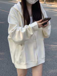 SUHUIQIAN | Spring White Womens Hooded Elegant Sweatshirt