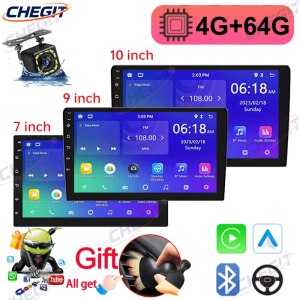 Android 13 2Din Car Radio 7"/9"/10" Universal 64G wireless Carplay Android Auto GPS multimedia Player Car intelligent systems