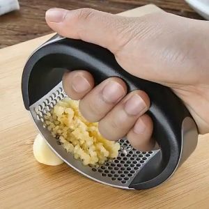 Garlic Press Squeezer Garlic Presser Stainless Steel Garlic Ginger Rocker