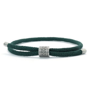Leisure Handmade Nylon Rope Bracelet Men Stainless Steel Adjustable 9 Colors Available Braslet Outdoor Sports Homme Daily Joias