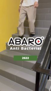 ABARO Slip Resistant/Anti Bacterial-2622D 2622 Girls Canvas Shoes Velcro/School Shoes/Kasut Sekolah Hitam/Kasut Sekolah/校鞋/学生鞋