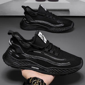 รองเท้าผ้าใบชาย 2025 ฤดูร้อน รองเท้าลำลองแบบสวมสบาย ระบายอากาศได้ดี ทรงสปอร์ต รองเท้าแฟชั่นสำหรับผู้ชาย รองเท้าผ้าตาข่ายแบบทันสมัย