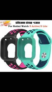 Case+Strap For Redmi Watch 5 Active Band TPU Soft Case Screen Protector For Redmi Watch 5 Lite Soft Silicone Sports Bands Correa