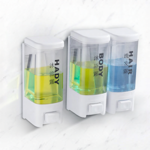 DADIAN | Wall-Mounted Dispenser No Drilling Soap Liquid Shower Shampoo Container